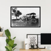 zigeunervrouwen in een Wagon in Turkije 1895 Poster (Thuiskantoor)