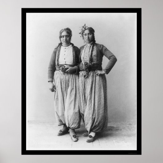 zigeunervrouwen in Palestina 1893 Poster (Voorkant)