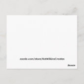 zigeunerwagen briefkaart (Achterkant)