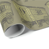 Zigeunerwagen Cadeaupapier (Rol Hoek)
