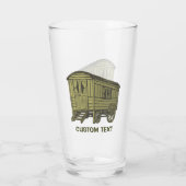 Zigeunerwagen Glas (Achterkant)