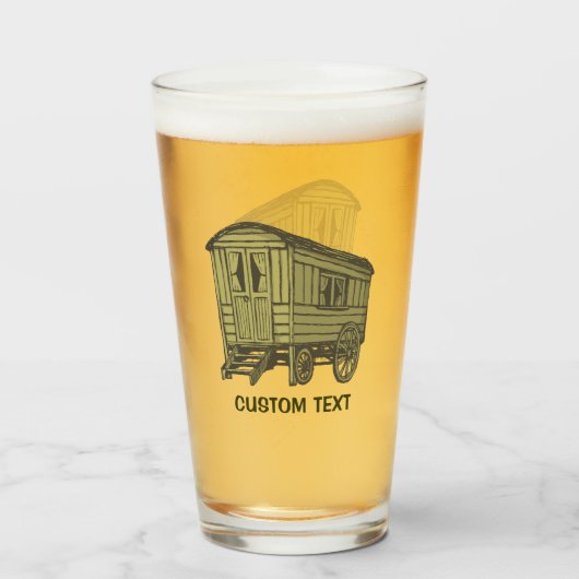 Zigeunerwagen Glas (Voorkant gevuld)
