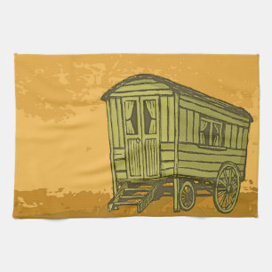 Zigeunerwagen Theedoek