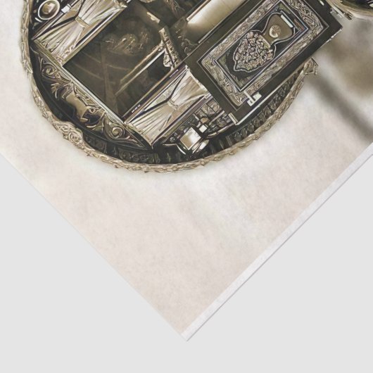 zigeunerwagon tissuepapier (Detail)