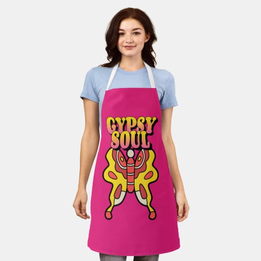 ZIGEUNERZIEL  ROZE KEUKEN SCHORT (Gedragen)