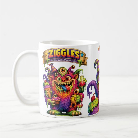 Ziggles uit de Mischief Monsters-serie Koffiemok (Links)