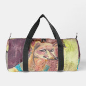 "Ziggy de hond in overall" Aquarel Plunjezak (Achterkant)