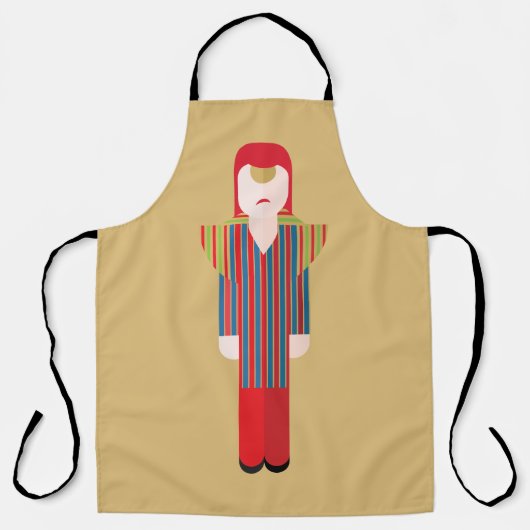 Ziggy – Glam Rock Apron Schort (Voorkant)