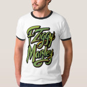 Ziggy Marley officieel groen T-shirt (Voorkant)