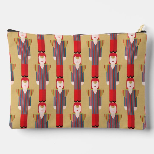 Ziggy – Patterned Zipper Accessory Pouch Etui (Achterkant)