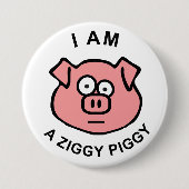 Ziggy Piggy Button (Voorkant)