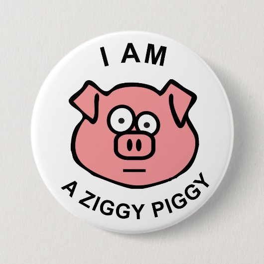 Ziggy Piggy Button (Voorkant)