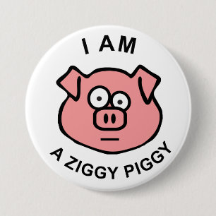 Ziggy Piggy Button