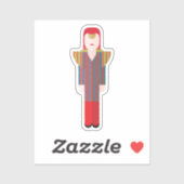Ziggy – Retro Glam Rock Sticker (Vel)