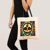 'ZIGGY SKULL' Canvas tas (Voorkant (product))