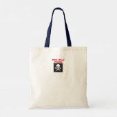 'ZIGGY SKULL' Canvas tas (Achterkant)