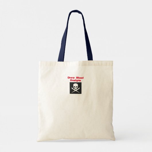 'ZIGGY SKULL' Canvas tas (Achterkant)