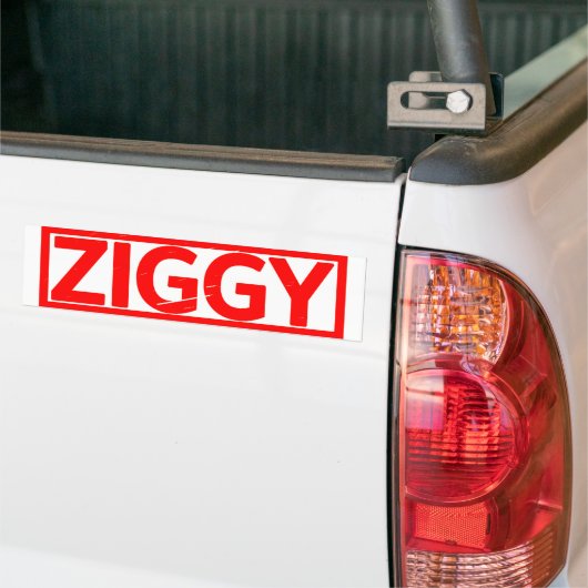 Ziggy Stamp Bumpersticker (Op Truck)