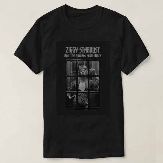 Ziggy Stardust en de Spiders van Mars Photograp T-shirt (Design voorkant)