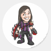 Ziggytron Darigan Citadel Ronde Sticker (Voorkant)