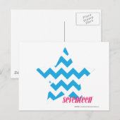 ZigZag Aqua 2 Briefkaart (Voorkant / Achterkant)