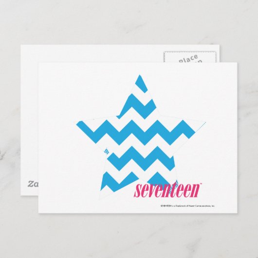 ZigZag Aqua 2 Briefkaart (Voorkant / Achterkant)