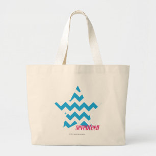 ZigZag Aqua 2 Grote Tote Bag