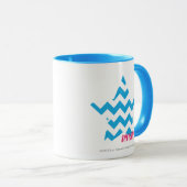 ZigZag Aqua 2 Mok (Voorkant rechts)