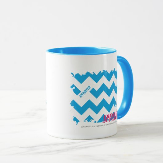 ZigZag Aqua 3 Mok (Voorkant rechts)