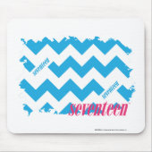 ZigZag Aqua 3 Muismat (Voorkant)