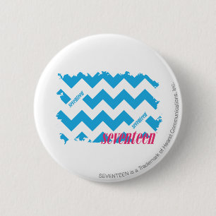 ZigZag Aqua 3 Ronde Button 5,7 Cm
