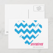 ZigZag Aqua 4 Briefkaart (Voorkant / Achterkant)