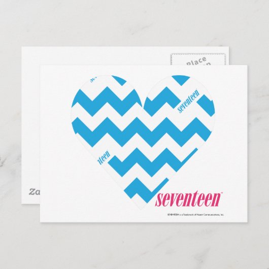 ZigZag Aqua 4 Briefkaart (Voorkant / Achterkant)