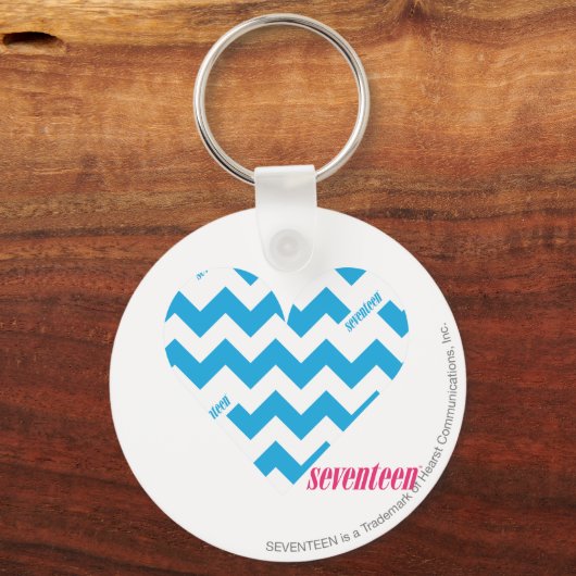 ZigZag Aqua 4 Sleutelhanger (Voorkant)