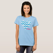 ZigZag Aqua 4 T-shirt (Voorkant volledig)