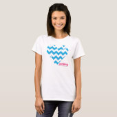 ZigZag Aqua 4 T-shirt (Voorkant volledig)