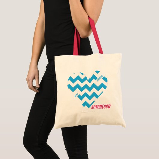 ZigZag Aqua 4 Tote Bag (Voorkant (product))
