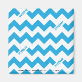 ZigZag Aqua Magneet (Voorkant)