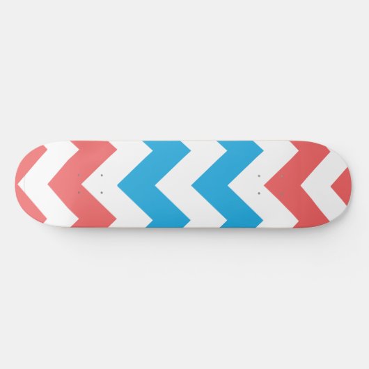 ZigZag Aqua-Roze Persoonlijk Skateboard (Horizontaal)