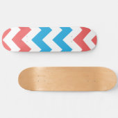 ZigZag Aqua-Roze Persoonlijk Skateboard (Horizontaal)