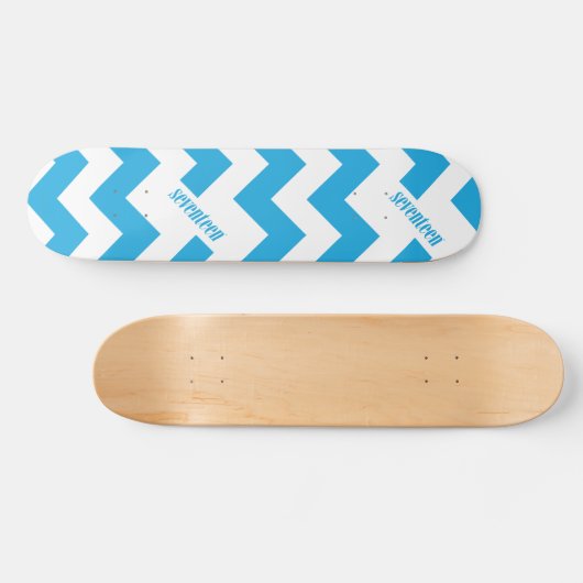 ZigZag Aqua Skateboard (Horizontaal)