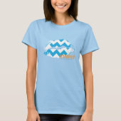 ZigZag Aqua T-shirt (Voorkant)
