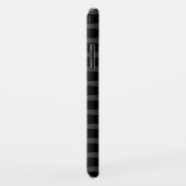 Zigzag Black White Grey Pattern Case-Mate iPhone Case (Achterkant/rechts)