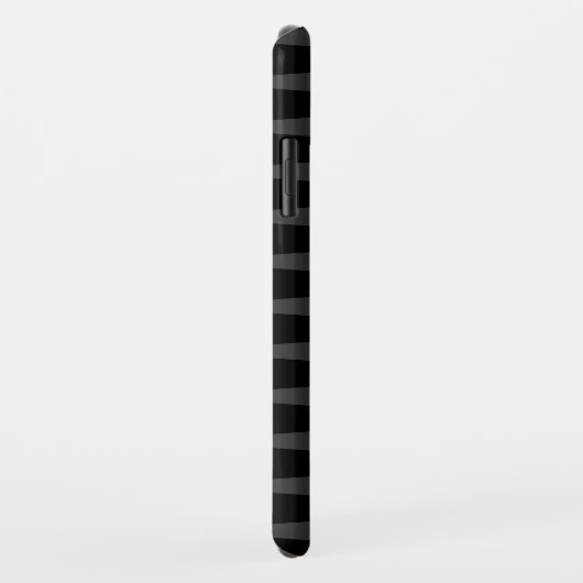 Zigzag Black White Grey Pattern Case-Mate iPhone Case (Achterkant/rechts)