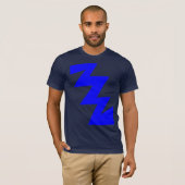 ZigZag - Blauw T-shirt (Voorkant volledig)