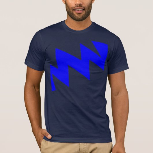 ZigZag - Blauw T-shirt (Voorkant)