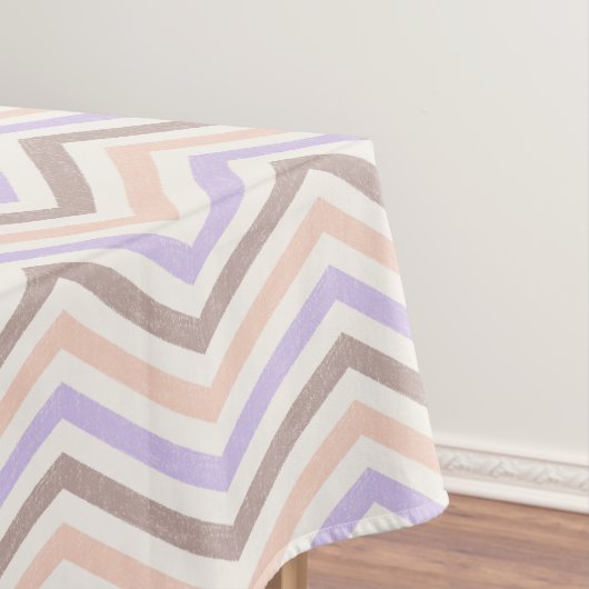 ZigZag Blush Pink Lavender Tafelkleed (Voorbeeld)