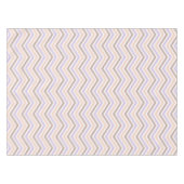 ZigZag Blush Roze Lavendel Tafelkleed (Voorkant (Horizontaal))