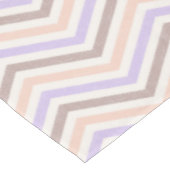 ZigZag Blush Roze Lavendel Tafelkleed (Gekanteld)