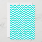  Zigzag Bridal Shower Invitations Kaart (Achterkant)